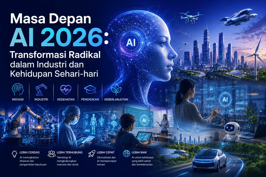 Masa Depan AI 2026: Transformasi Radikal dalam Industri dan Kehidupan Sehari-hari